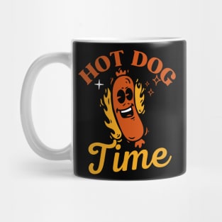 Hot Dog Time Retro Vintag Funny Hot Dog Saying Mug